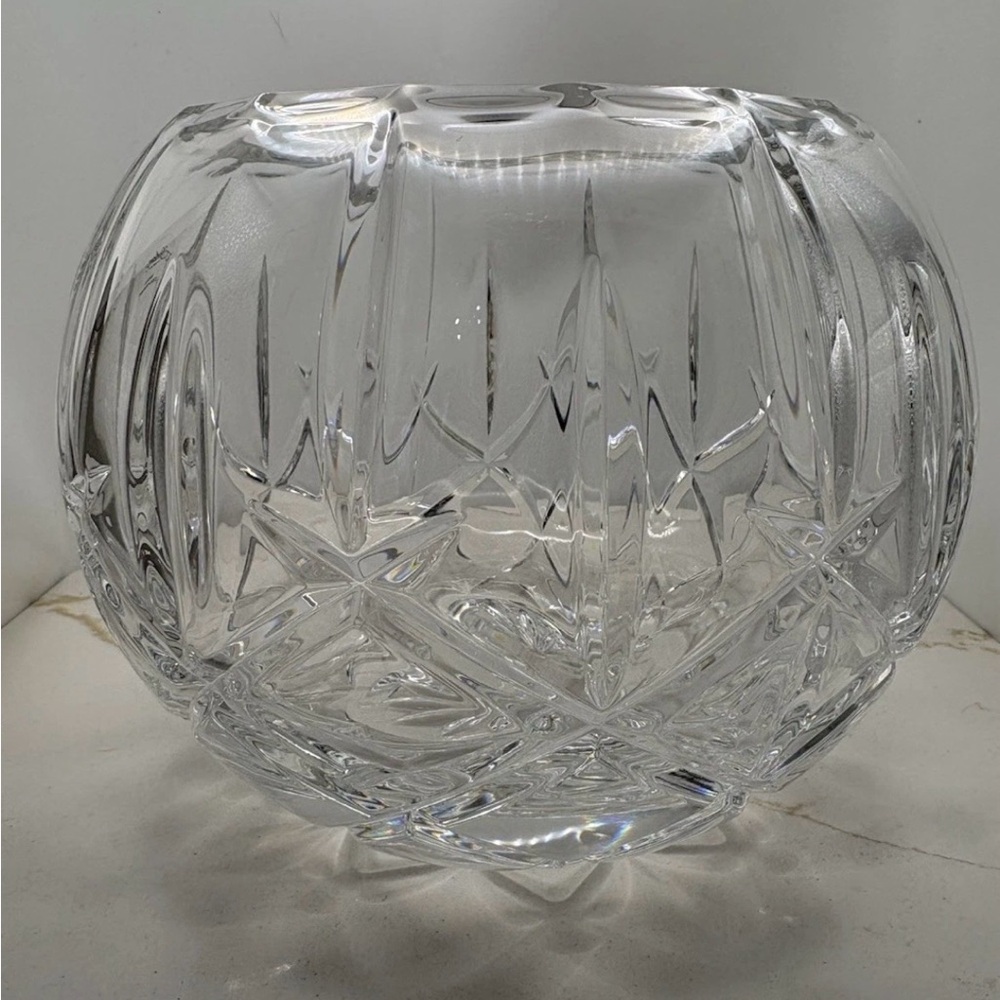 Lady Anne Rose Bowl 5.75” from Gorham Full  Lead Crystal Made in Czech Republic